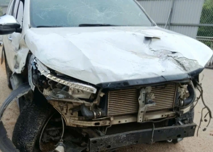 Hiện trường vụ tai nạn. Ảnh: Lê Đức