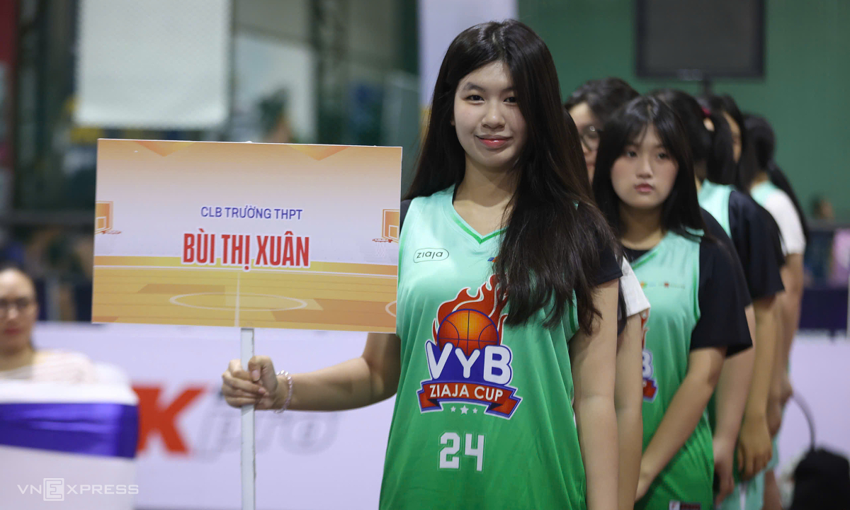 400 học sinh dự khai mạc Giải bóng rổ Trẻ VnExpress 2026