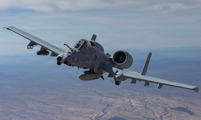 Cường kích A-10 Mỹ tại Tucson, Arizona hôm 2/4. Ảnh: USAF