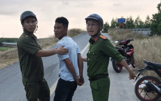 Bùi Đặng Châu bị công an bắt giữ hôm 18/4. Ảnh: Công an Khánh Hòa