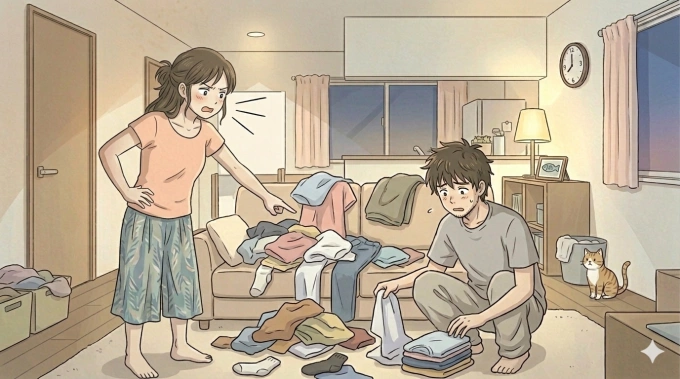 Tôi chọn ở dơ, bừa bộn giống chồng để gia đình luôn vui vẻ - 1