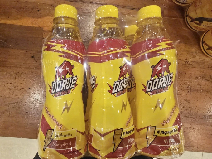 Những chai nước giả bị thu giữ. Ảnh: Công an tỉnh Quảng Trị