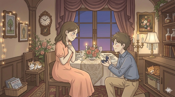 Vờ đi học để cưa cô giáo, tôi đã cầu hôn thành công