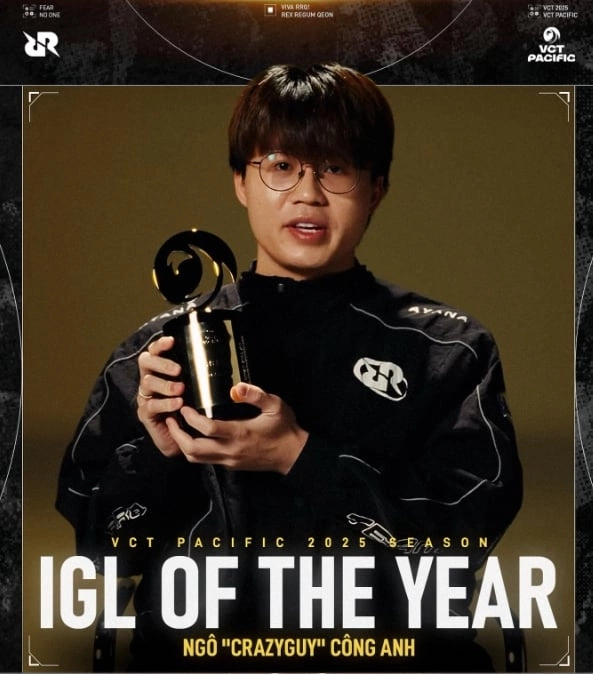 Crazyguy là tuyển thủ Valorant giàu thành tích bậc nhất Việt Nam với nhiều danh hiệu quốc tế. Crazyguy là tuyển thủ Valorant giàu thành tích bậc nhất Việt Nam với nhiều danh hiệu quốc tế.