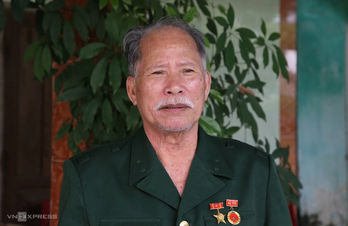 Anh Hùng lực lượng vũ trang Võ Xuân Khuể. Ảnh: Đắc Thành