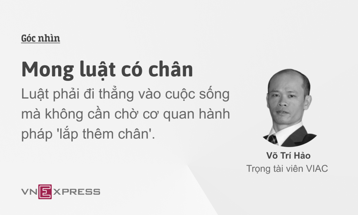 Mong luật có chân