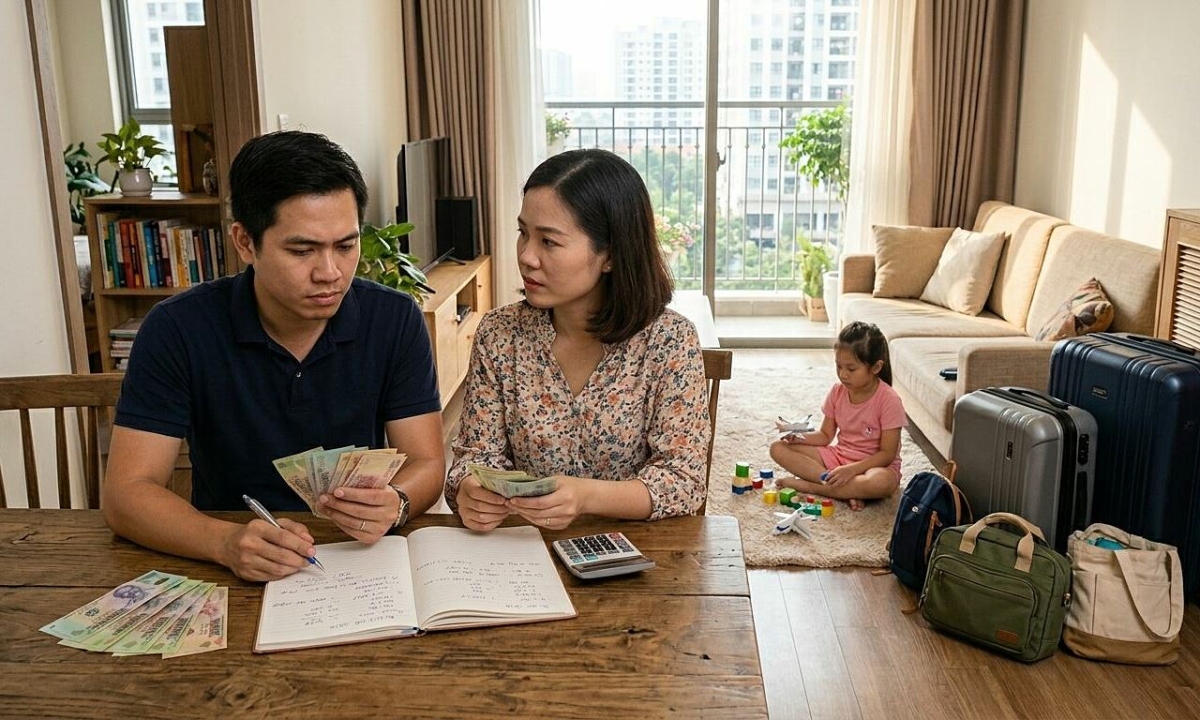 Lương 30 triệu, ở nhà thuê nhưng chi 20 triệu đi chơi lễ