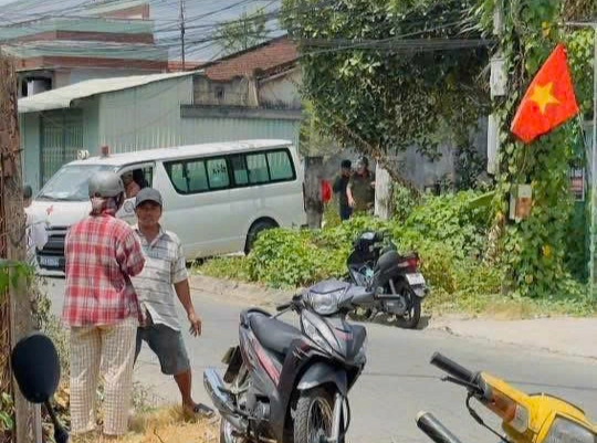 Hiện trường vụ án. Ảnh: Nam An