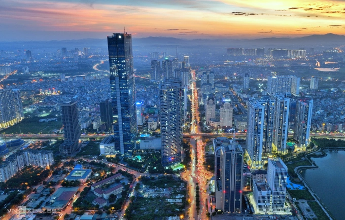 Các dự án bất động sản cao tầng ở khu vực phía Tây Hà Nội. Ảnh: Thanh Hải