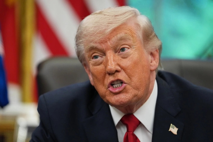 Tổng thống Mỹ Donald Trump tại Nhà Trắng ngày 29/4. Ảnh: AP