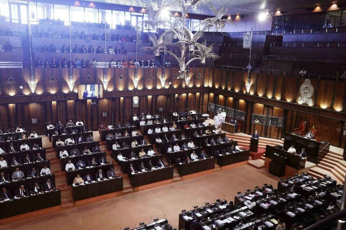 Quốc hội Sri Lanka lắng nghe bài phát biểu chính sách của Tổng Bí thư, Chủ tịch nước Tô Lâm. Ảnh: TTXVN