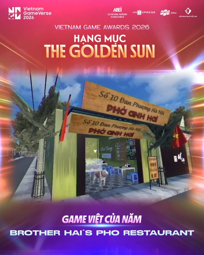 Vượt qua những đối thủ nặng ký khác, Tiệm phở anh Hai dành giải thưởng Game Việt của năm. Vượt qua những đối thủ nặng ký khác, Tiệm phở anh Hai dành giải thưởng Game Việt của năm.