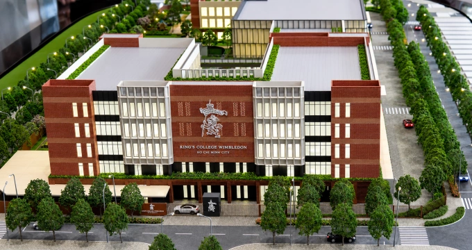 Phối cảnh trường King’s College Wimbledon TP HCM. Ảnh: Lệ Nguyễn