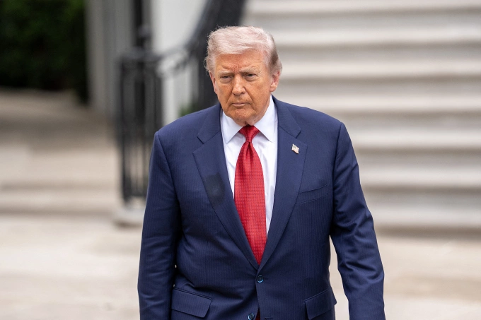 Tổng thống Mỹ Donald Trump tại Nhà Trắng ngày 8/5. Ảnh: AFP