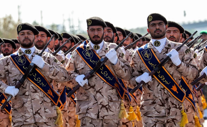 Thành viên IRGC tại cuộc duyệt binh ở Tehran tháng 9/2018. Ảnh: AFP