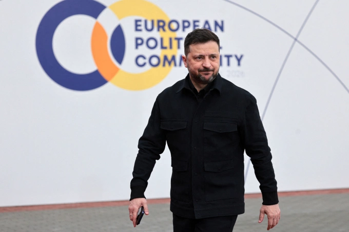 Tổng thống Ukraine Volodymyr Zelensky dự Hội nghị thượng đỉnh Cộng đồng Chính trị châu Âu (EPC) lần thứ 8 tại thủ đô Yerevan, Armenia, hôm 4/5. Ảnh: AFP