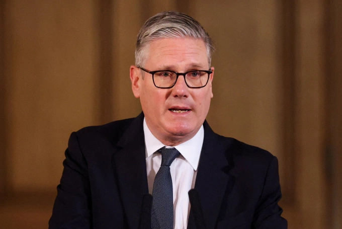 Thủ tướng Anh Keir Starmer phát biểu tại London ngày 5/5. Ảnh: AFP