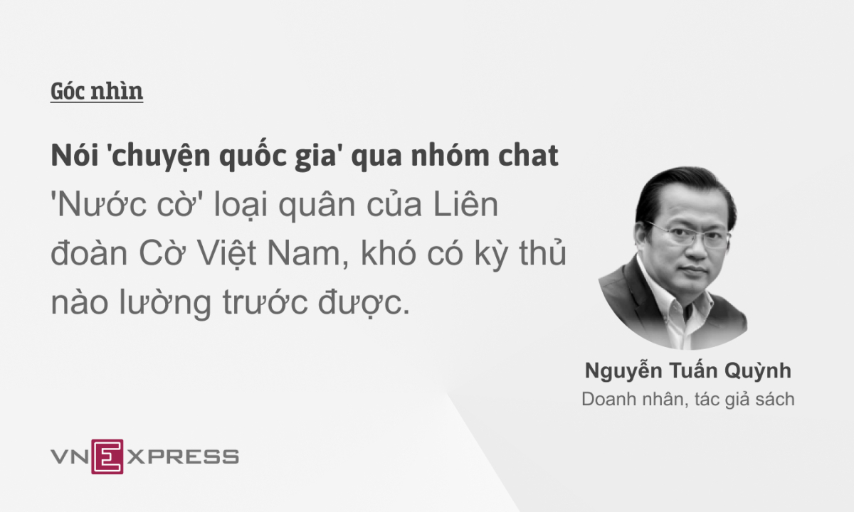 'Chuyện quốc gia' nói qua nhóm chat