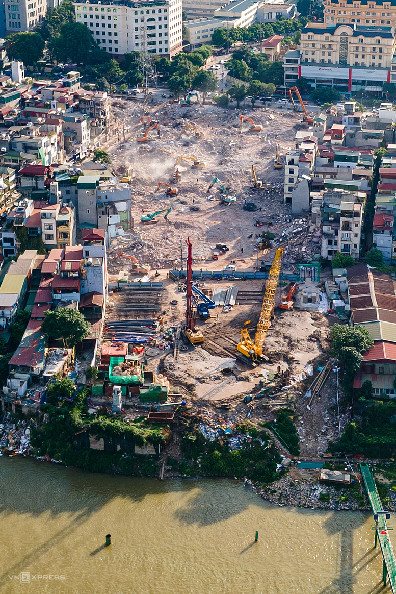 Nội đô Hà Nội thành đại công trường Nội đô Hà Nội thành đại công trường