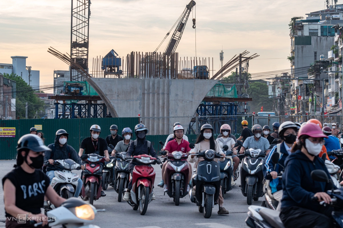 Nội đô Hà Nội thành đại công trường Nội đô Hà Nội thành đại công trường