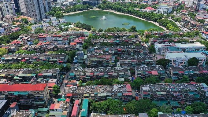 Toàn cảnh khu tập thể Thành Công, phường Thành Công, Hà Nội. Ảnh: Ngọc Thành