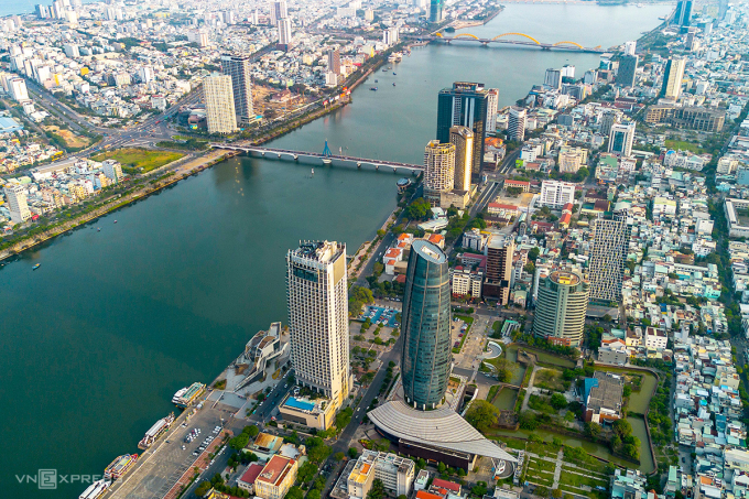Một góc đô thị trung tâm TP Đà Nẵng hiện nay. Ảnh: Nguyễn Đông