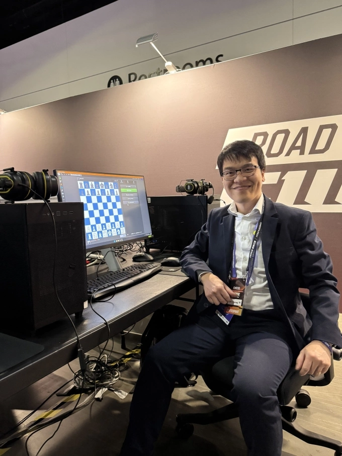 Lê Quang Liêm đạt được mục tiêu đề ra trong Road to EWC. Lê Quang Liêm đạt được mục tiêu đề ra trong Road to EWC.