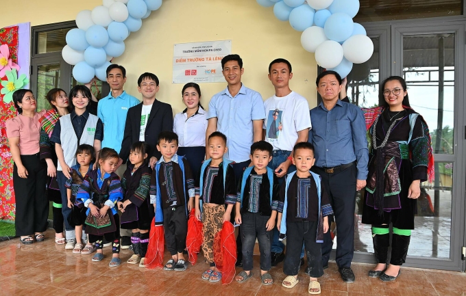 Điểm trường Tả Lèng 1 được bàn giao ngày 15/5. Ảnh: