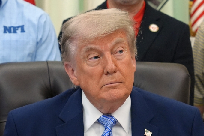 Tổng thống Mỹ Donald Trump tại Nhà Trắng ngày 21/5. Ảnh: AP