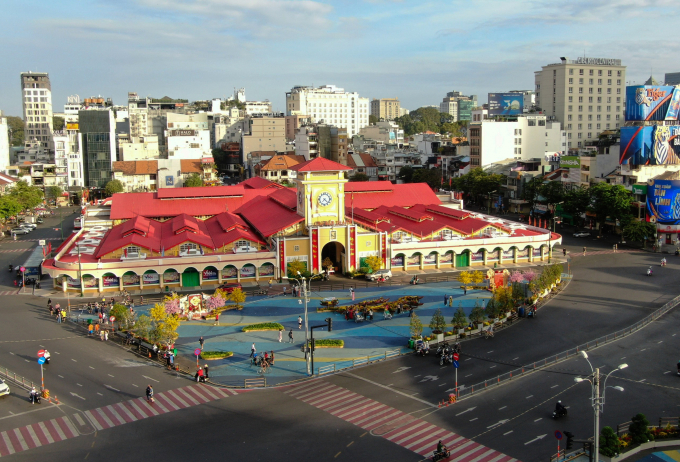 Trung tâm TP HCM, tháng 2/2026. Ảnh: Giang Anh
