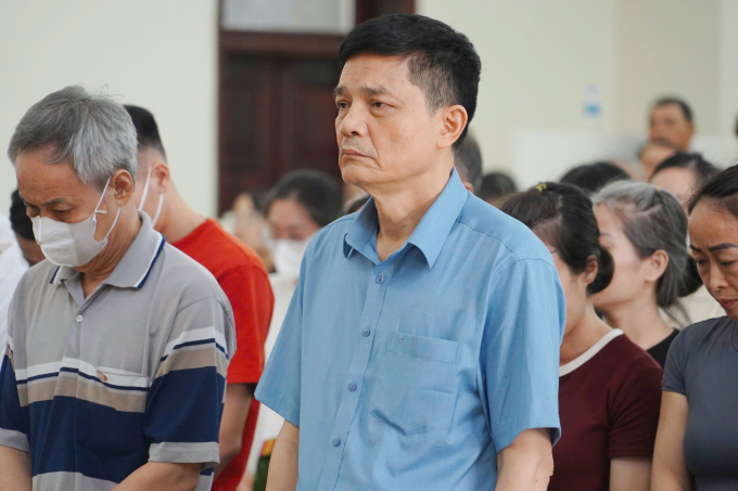 Cựu cục trưởng Nguyễn Thanh Phong tại tòa. Ảnh: Phạm Dự