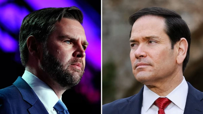 Phó tổng thống JD Vance (trái) và Ngoại trưởng Marco Rubio. Ảnh: AP, Reuters