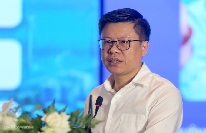Ông Nguyễn Quốc Toản, Cục trưởng Biển và Hải đảo Việt Nam nói tại hội thảo. Ảnh: Gia Chính