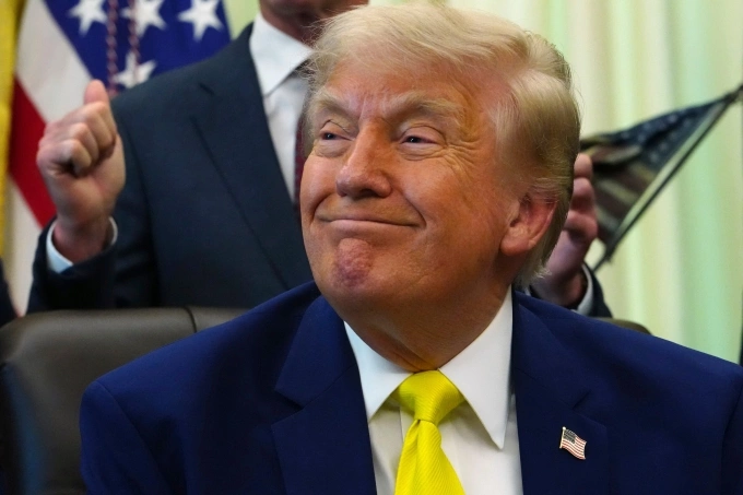 Tổng thống Donald Trump tại Nhà Trắng ngày 4/6. Ảnh: AP