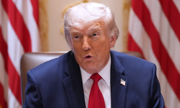 Tổng thống Mỹ Donald Trump phát biểu tại Nhà Trắng hôm 27/5. Ảnh: AP