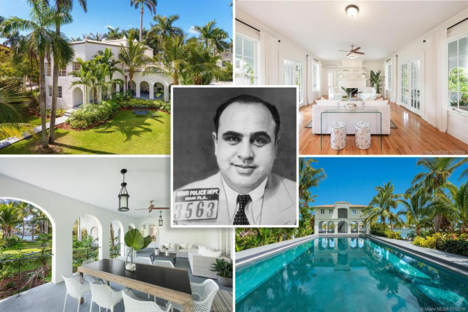 Ngôi nhà của Al Capone ở Miami được bán với giá 15,5 triệu USD vào tháng 9/2021. Ảnh: Realtor
