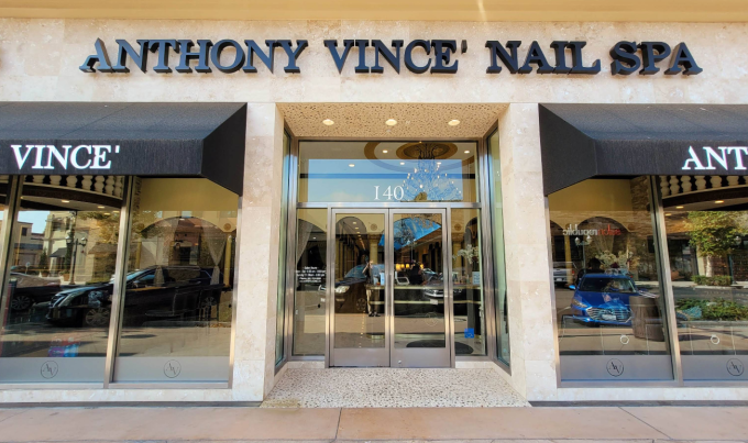 Tiệm nail Anthony Vince’ Nail Spa ở Santa Clarita, California. Ảnh: Google Maps