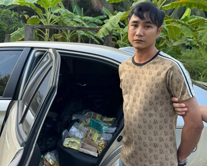Một nghi can trong đường dây ma túy. Ảnh: Bộ Công an