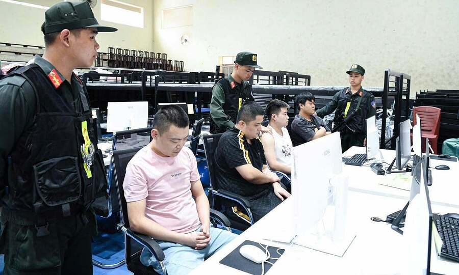 Chinese nationals arrested as moving online scam center from Cambodia to Vietnam