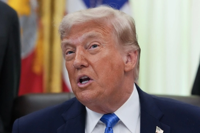 Tổng thống Mỹ Donald Trump tại Nhà Trắng ngày 10/6. Ảnh: AFP