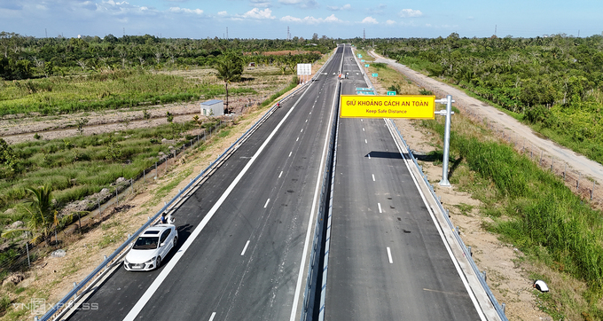 Cao tốc Cần Thơ - Cà Mau tháng 12/2025. Ảnh: Huy Phong