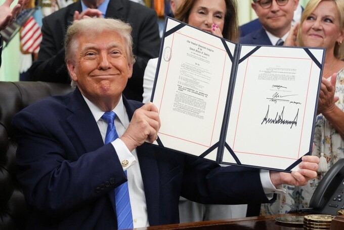 Tổng thống Mỹ Donald Trump tại Nhà Trắng ngày 10/6. Ảnh: AFP