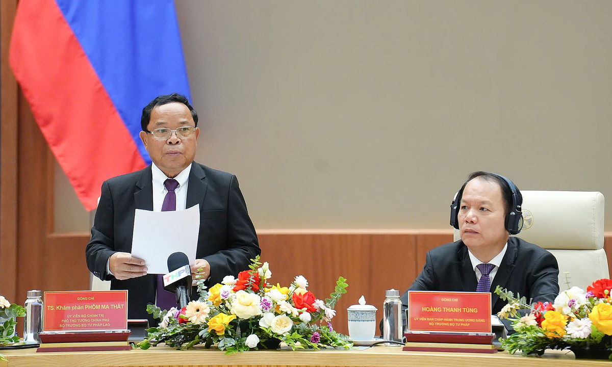 Việt - Lào tăng cường phối hợp tư pháp