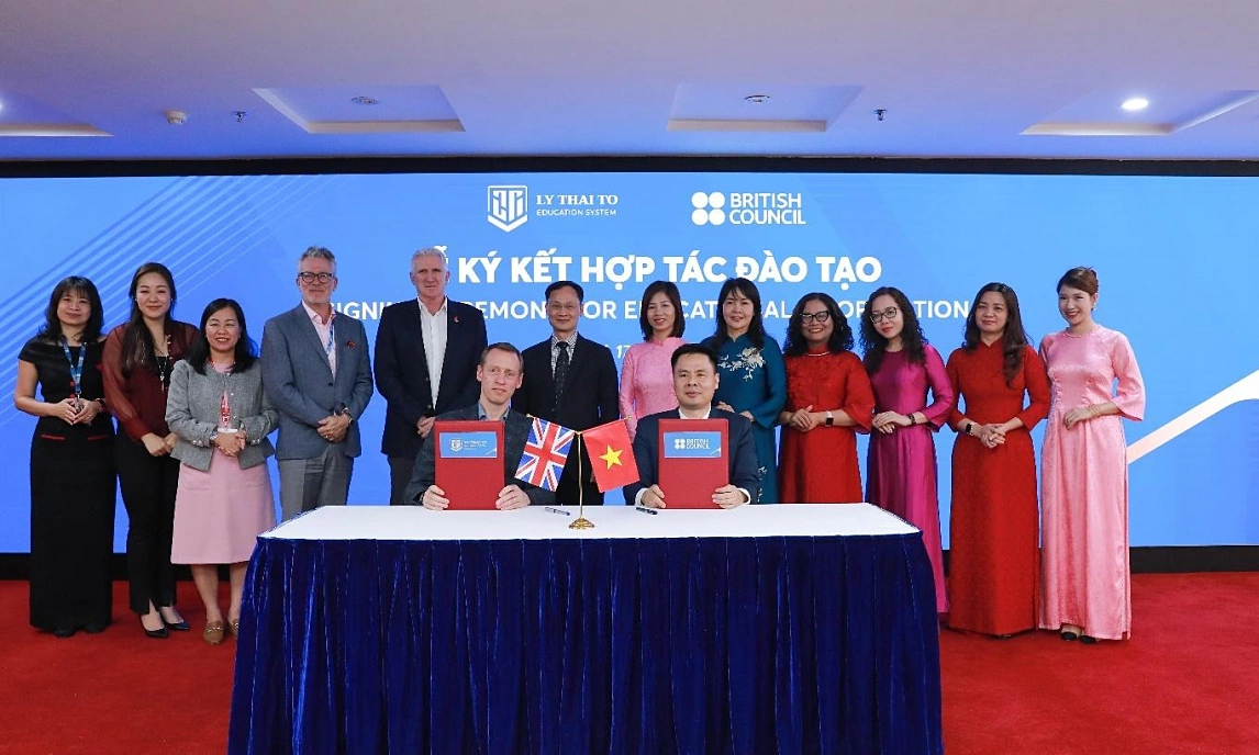 Hệ thống Giáo dục Lý Thái Tổ hợp tác cùng Hội đồng Anh