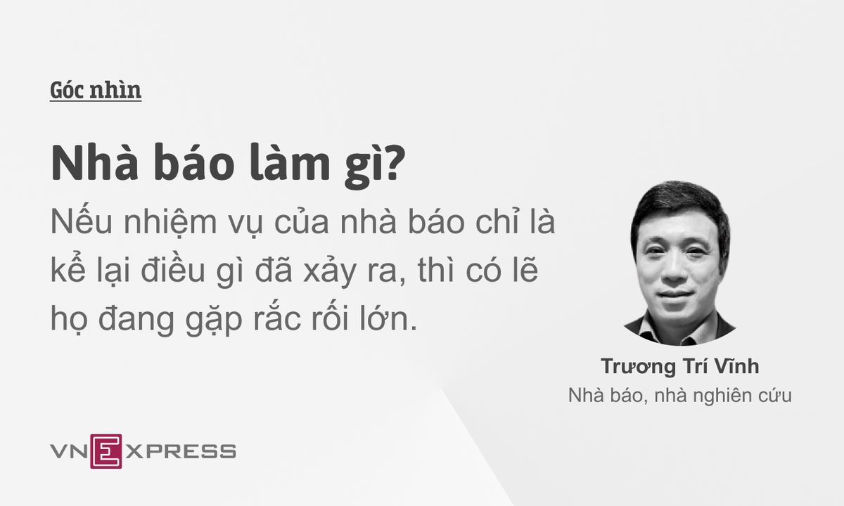 Nhà báo làm gì?