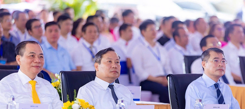 Các đại biểu tham dự lễ khởi công. Ảnh: UBND TP Hà Nội