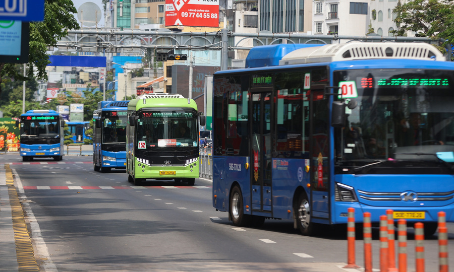 Ho Chi Minh City announces 134 free bus routes from July