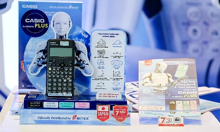 Casio fx-880BTG Plus tích hợp công cụ giải Toán chuyên đề