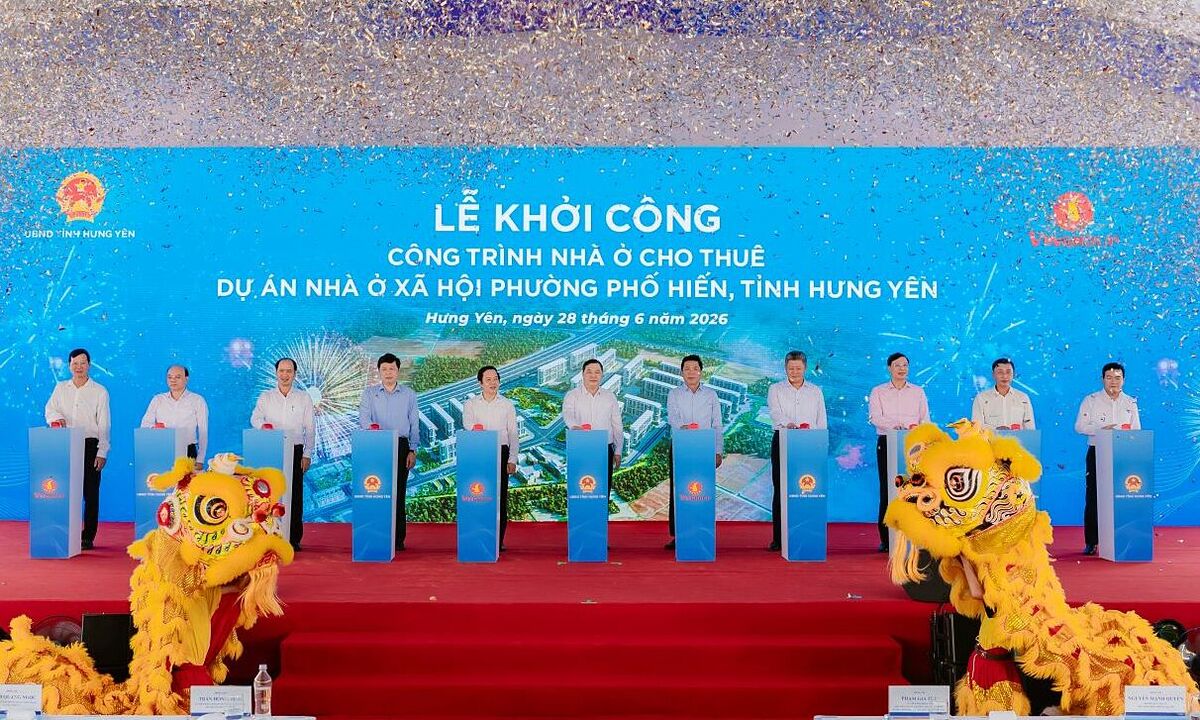 Vingroup khởi công công trình nhà ở cho thuê tại Hưng Yên