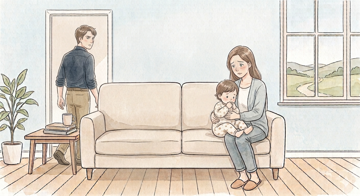 Tôi đưa con về ngoại, hôm sau chồng thu gom sạch quần áo mang sang 'trả'